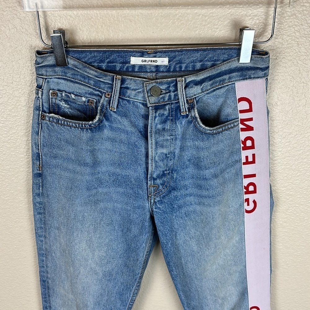GRLFRND Karolina High-Rise Skinny Jean in La Di Da - Picture 3 of 11